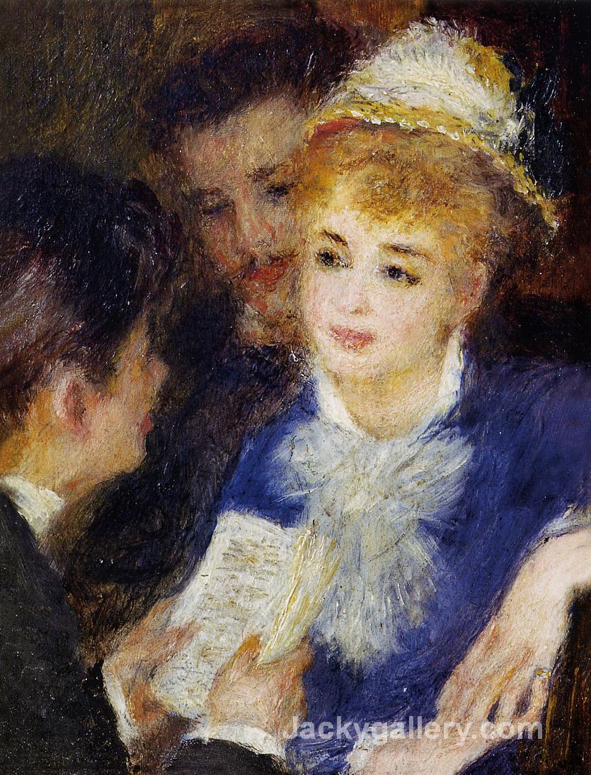 Reading the Part by Pierre Auguste Renoir paintings reproduction